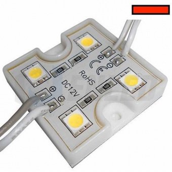 Светодиодные модули ENLED SMD5050 4LED Красный 0.96Вт IP65 